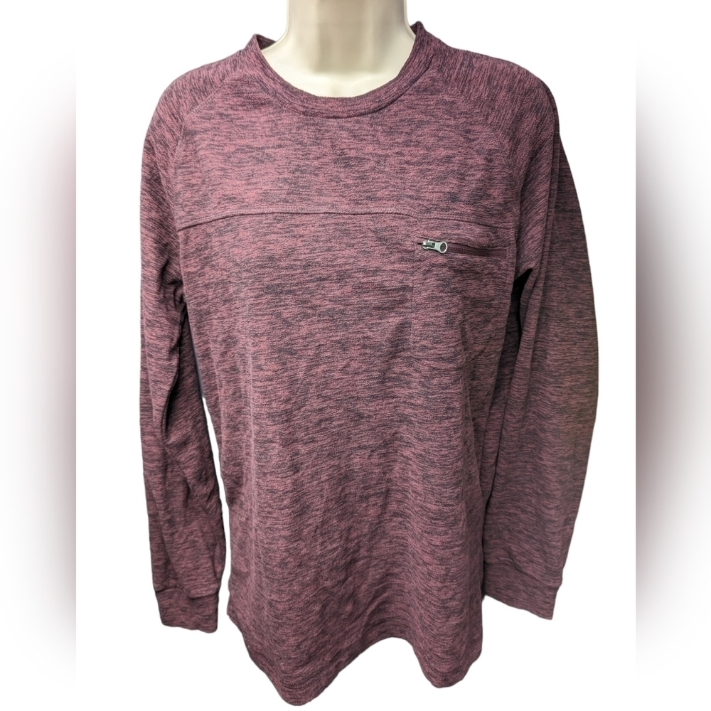 Magellan Mens Fleece Crewneck Shirt Sz S